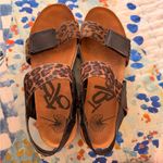 OTBT 8 Nova Leopard Print Platform Flatform Sandals GUC Photo 7