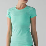 Lululemon  Swiftly Tech Tee short sleeve crewneck wild mint Run Heathered Menthol Photo 0