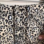 Hollister  Ultra High Rise Button Fly Leopard‎ Skirt Photo 2