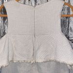 HD in Paris  Anthropologie ivory tweed cold shoulder dress Photo 5