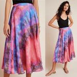 Anthropologie  Bl^nk London Jodi Tie Dye A-Line High Waisted Midi Skirt Photo 3