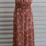 Velvet Torch Sundress Women's Size Large Floral Sleeveless Casual Summer Maxi Photo 0