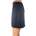 Abercrombie & Fitch Black High Waist Side Zip Mini Wrap A-Line Skirt Size M Photo 1