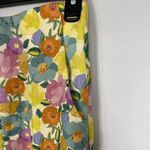 ZARA Satin Effect High Waist Floral Print Pants Photo 3