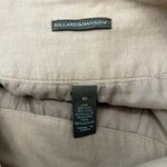 Hillard & Hanson  Linen Blend Embroidered Maxi Skirt‎ Size 10 A-Line Linen Blend Photo 3