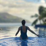 Trina Turk Aqua Blue Cross Front Plunge One Piece Bathing Suit Size 4 Photo 7