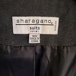 Sharagano  Suits Black with White Dots Double Breasted Blazer Size‎ 18W Photo 1