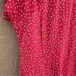 Torrid Womens Shirt Red White Polka Dot Super Soft Button Front Plus Size 2X Photo 6