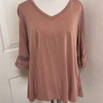 Hem & Thread  Lace Sleeve Top Photo 0