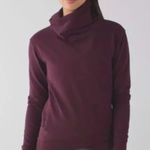 Lululemon On The Double Pullover Cowl Neck Long Sleeve Sweatshirt Top Size 8 Photo 0