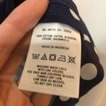 Anthropologie Vanessa Virginia Blue Polka Dot Pin Up Style Dress Womens 0 Retro Empire Waist Photo 6