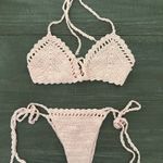 White Fox Boutique Crochet Bikini Set Photo 0