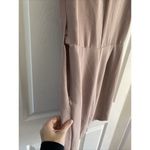 Babaton ‎ Aritzia Phoenix Dress Dusty Mauve Pink Faux Wrap Dress Size 8 Photo 9