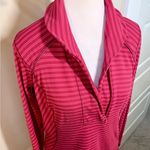 Lululemon Think Fast Pullover Double Trouble Stripe Boom Juice Womens Sz 12💚 Photo 3