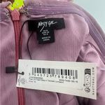 Nasty Gal NWT  tailored sequin heart jumpsuit pink sz 4 Photo 3