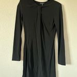 ANINE BING Amaya knot detail mini Dress in Black sz XS nwt Photo 1