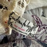 Free People Intimately Lace Slip Mini Dress White Purple Boho Indie Festival Photo 2