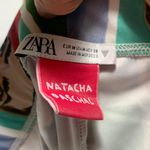 ZARA  + Natacha Paschal Art Spandex Shorts Size M Photo 2