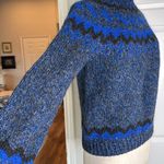 FRON enterprises Icelandic wool fair isle sweater Blue Photo 10