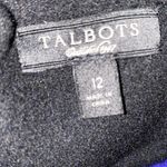 Talbots wool sleeveless colorblock dress with back invisible zipper size 12 Photo 3