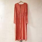 Mori Lee Nobody’s Child Maternity Tula Midi Dress in Saffy Squiggle Pink Size 14 NEW Photo 2