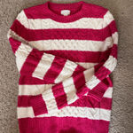 Caslon Pink and white sweater Photo 0