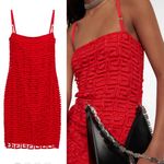 Givenchy New 4G Guipure Dress in Red Photo 0