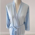 In bloom by jonquil OPHELIA LACE TRIM SATIN WRAP IN SILVER BLUE Size XS Photo 2