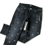 Hudson Jeans NWT HUDSON Riley in Mythology Star Grommet Relaxed Boyfriend Jeans 25 $285 Photo 2