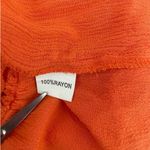 And The Why Women Tunic Top S Orange Crochet Paisley Gauzy Lace Cottage Boho Y2K Photo 7