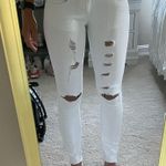 Forever 21 Ripped White Jeans Photo 0