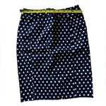 Forever 21 Pixley Navy Blue Polka Dot Pencil Skirt – Sz S | Classic Slim Fit Workwear Chic Photo 3