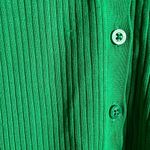 Lauren Ralph Lauren Green Collared Polo Ribbed Knit Cardigan Sweater Size M Size M Photo 13