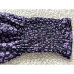 Barbour Womens Midhurst Shirt Top Purple Multi Floral Long Sleeve Mock Neck Sz 6 Photo 14