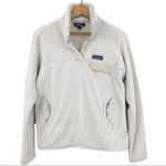 Patagonia Re-Tool Fleece $120 Snap T Beige Jacket Ivory Small Photo 4
