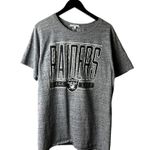 Raiders T Shirt Gray Large L Graphic Tee Adult Unisex Fit Photo 1