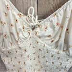 BILLABONG Sweet Sunset Womens Knit Crop Top Smocked EUC Casual Trendy Sz Medium Photo 4