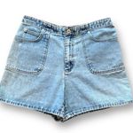 L.A. Blues Vintage Jean Shorts Baggy High Waisted Mom Style Medium Lightwash Denim Photo 7
