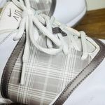 Nike  Air Embellish Women's 7 Golf Shoes Plaid Stinger Spikes Pewter White 2013 Photo 5