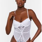 Forever 21 NWT F21 Eyelash Lace Bodysuit Photo 0