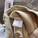 Sage  THE LABEL Linen Baked Goods Mini Skirt Pinstripe Cream Women’s Sz S NWT Photo 4