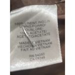 Jones New York  women's‎ 14 Chocolate Brown linen jacket 3/4 Sleeve 100% Linen Photo 6