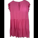 House of Harlow 1960 Dress Mini Pink Short Flutter Sleeve Babydoll Boho … Size M Photo 1