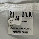 Pistola NWT Kaelynn Ruffle White Long Sleeve Cotton Blouse Photo 8