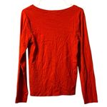 Ralph Lauren Sport Size Large V Neck Red Cotton Sweater Preppy Staple Designer Photo 1