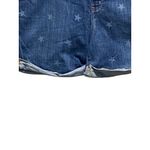 Eddie Bauer Boyfriend Star Print Cuffed Denim Shorts Blue Size 14 Summer Cottage Photo 7