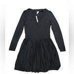 ASOS  Long Sleeve Pleated Mini Dress Photo 2