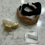 Lot of 4 Hair Accessories 2 Headbands Claw Clip & Rhinestone Barrettes Photo 0