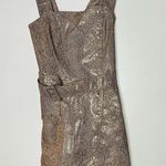 NANUSHKA Lorena Belted Snakeskin Print Vegan Mini Dress Size Small Photo 4