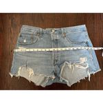 Levi's  High Rise Light Wash Distressed Denim Jeans Size 33 Photo 5